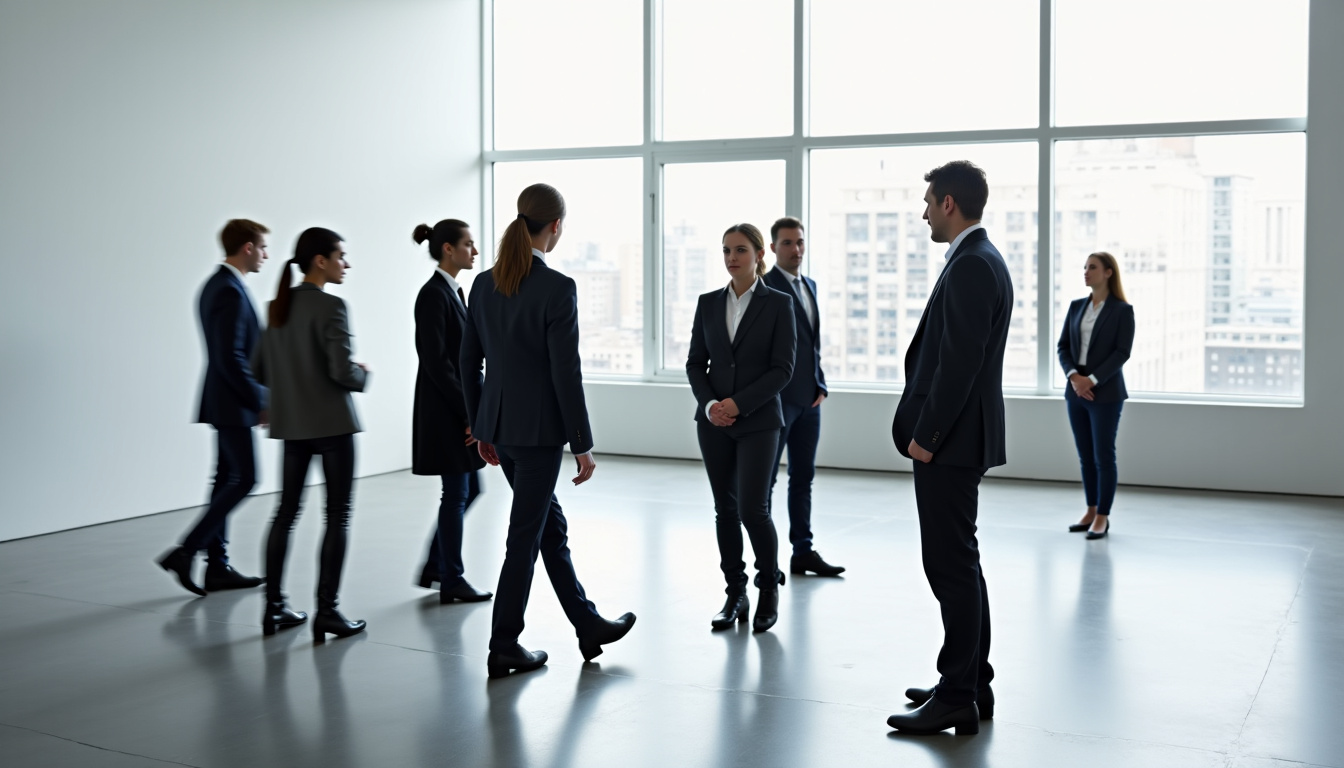 Composition finale de Renata Glasc avec six Sentinelles et quatre Visionnaires en pleine action