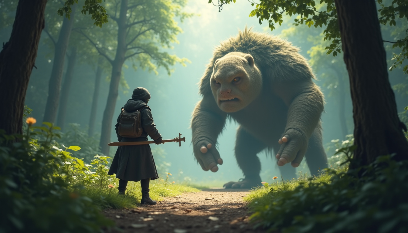 Joueur jouant avec un champion en jungle, en pleine attaque de camp de monstres