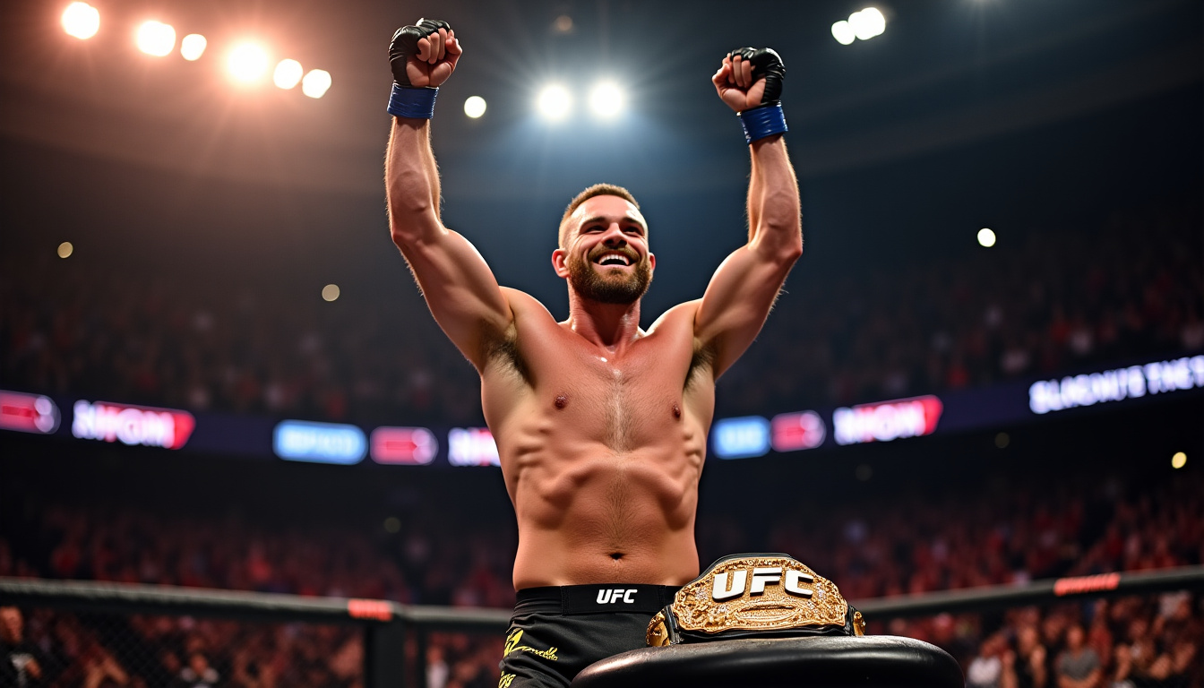 Khamzat Chimaev domine Dricus du Plessis et s’empare de la ceinture des poids moyens de l’UFC