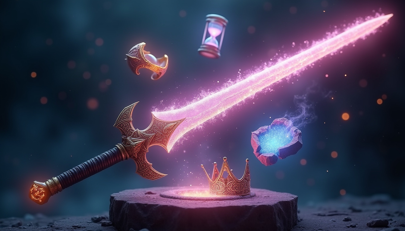 Inventaire complet de Gwen avec les objets Dusk and Dawn, Riftmaker et Coiffe de Rabadon