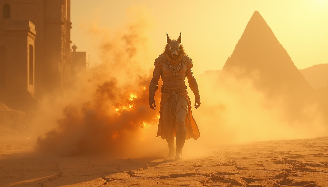 Nasus en late game, poussant une lane avec sa Fureur des sables activée