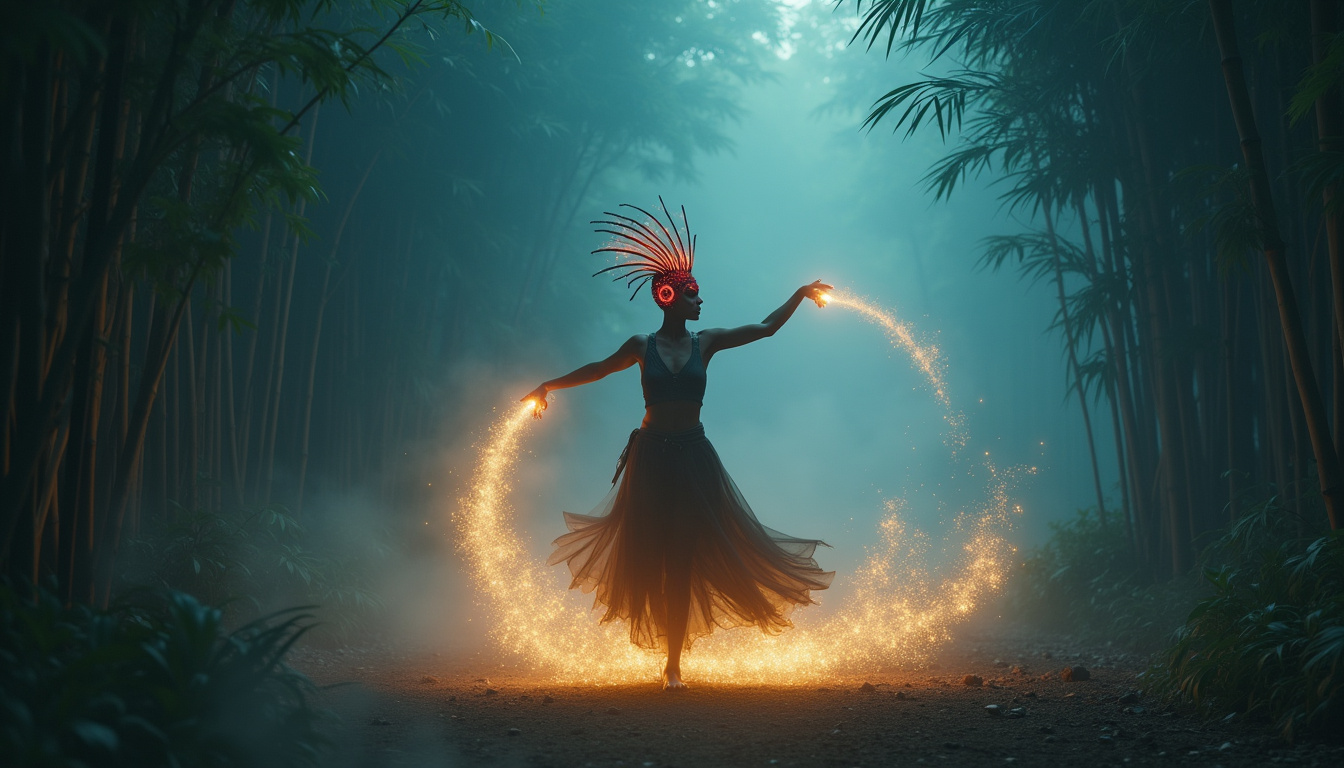 Kindred en train de farmer les monstres neutres dans la jungle avec sa danse de flèches